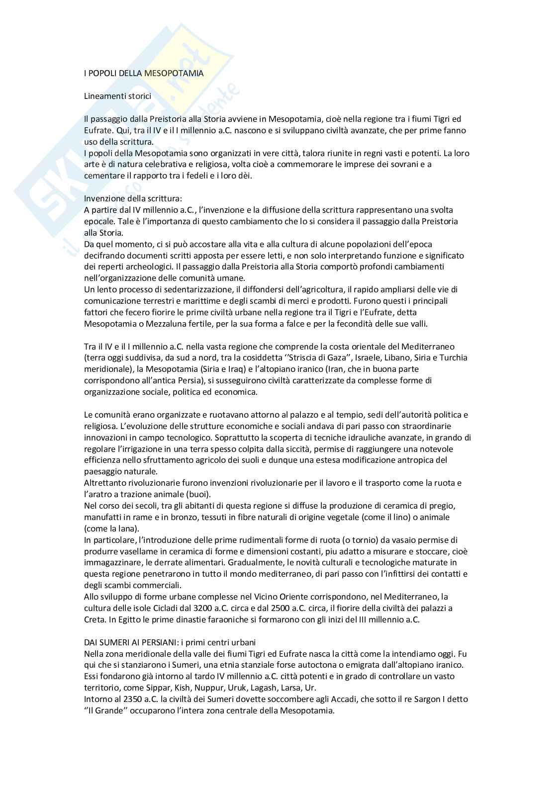 Preistoria: Storia dell'arte antica Pag. 21