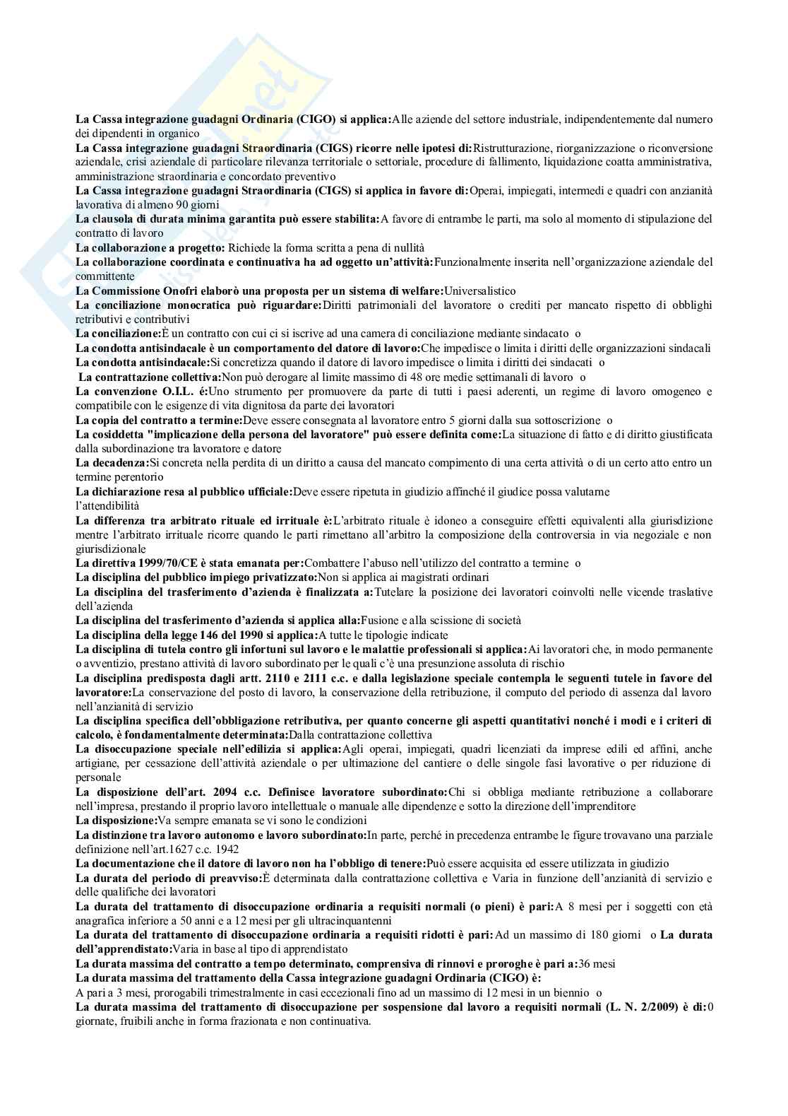 Paniere nuovo (2026) di Diritto del lavoro  Pag. 11