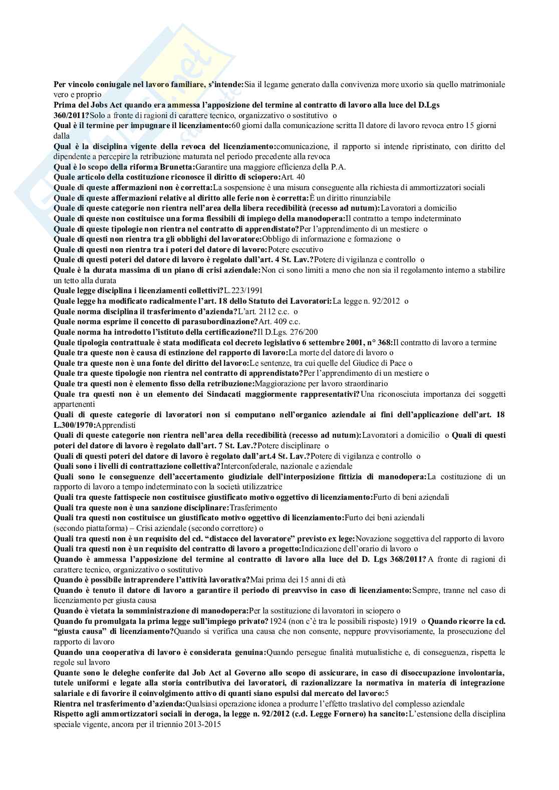 Paniere nuovo (2026) di Diritto del lavoro  Pag. 16