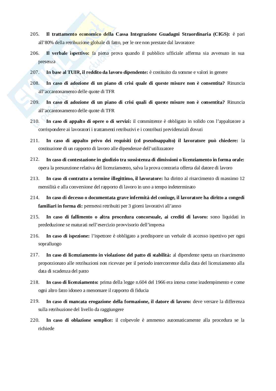 Paniere nuovo (2026) di Diritto del lavoro  Pag. 31