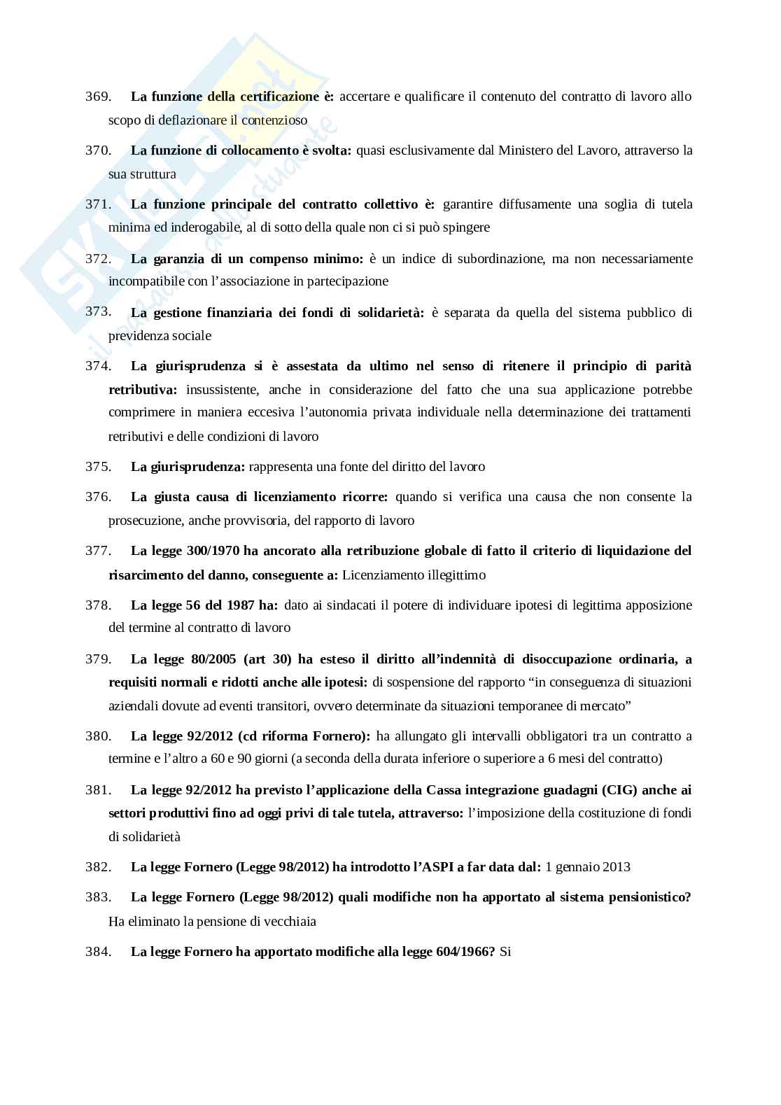 Paniere nuovo (2026) di Diritto del lavoro  Pag. 41
