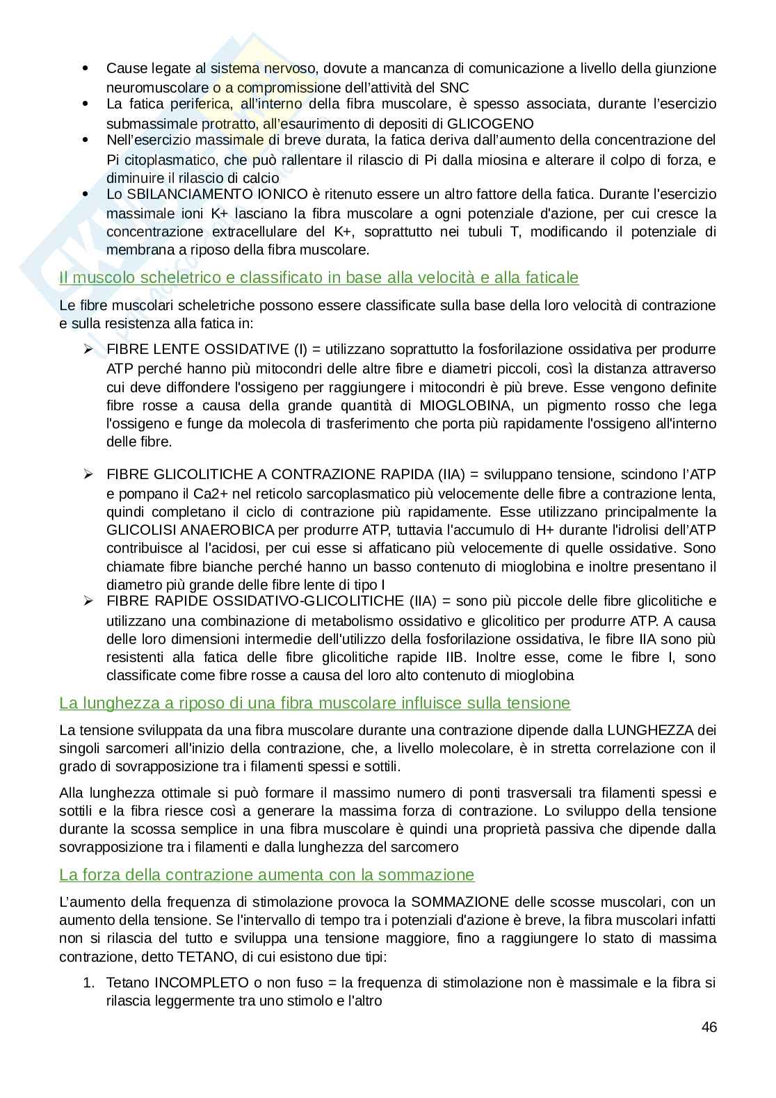 Appunti parte di Fisiologia umana  Pag. 46