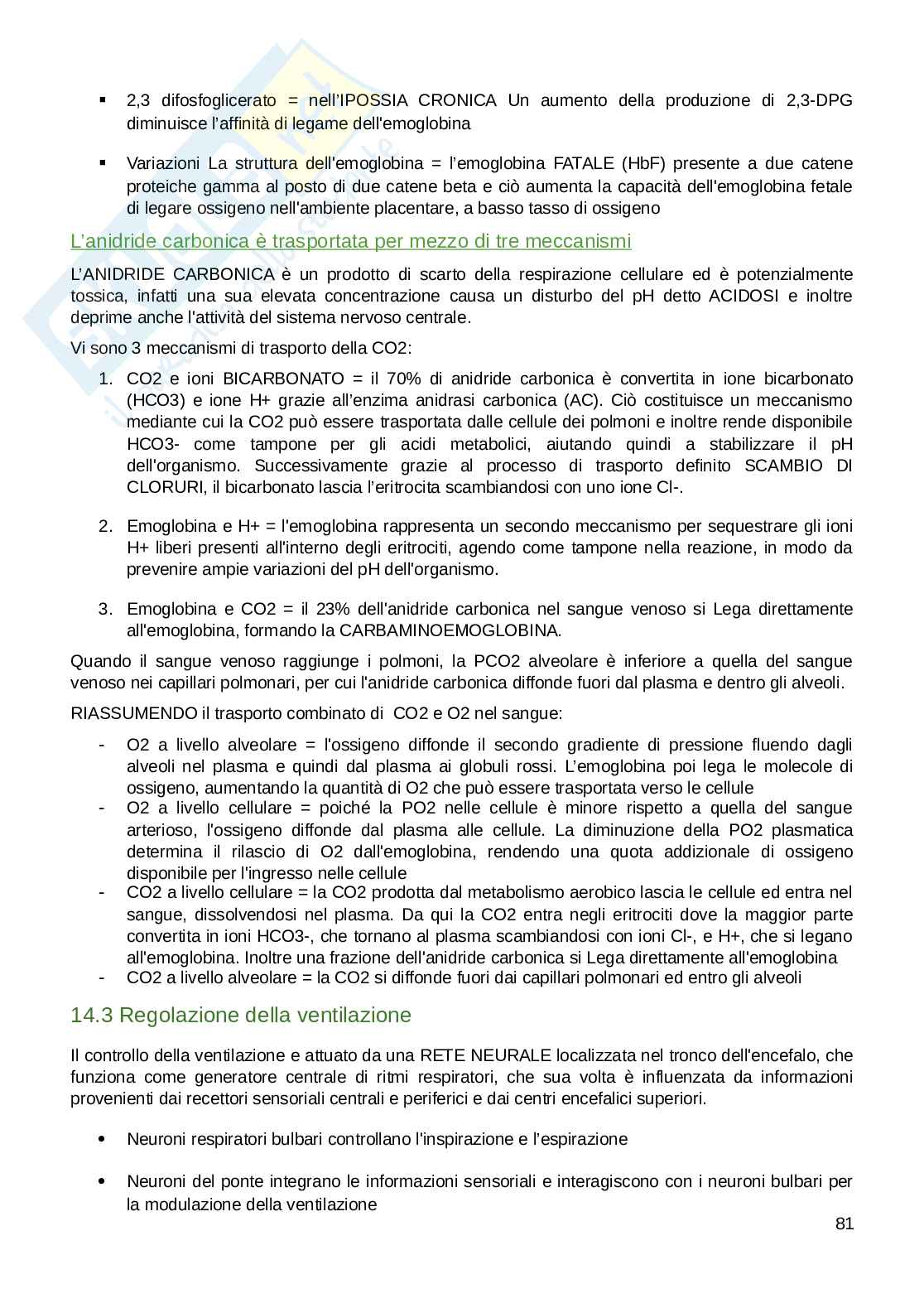 Appunti parte di Fisiologia umana  Pag. 81