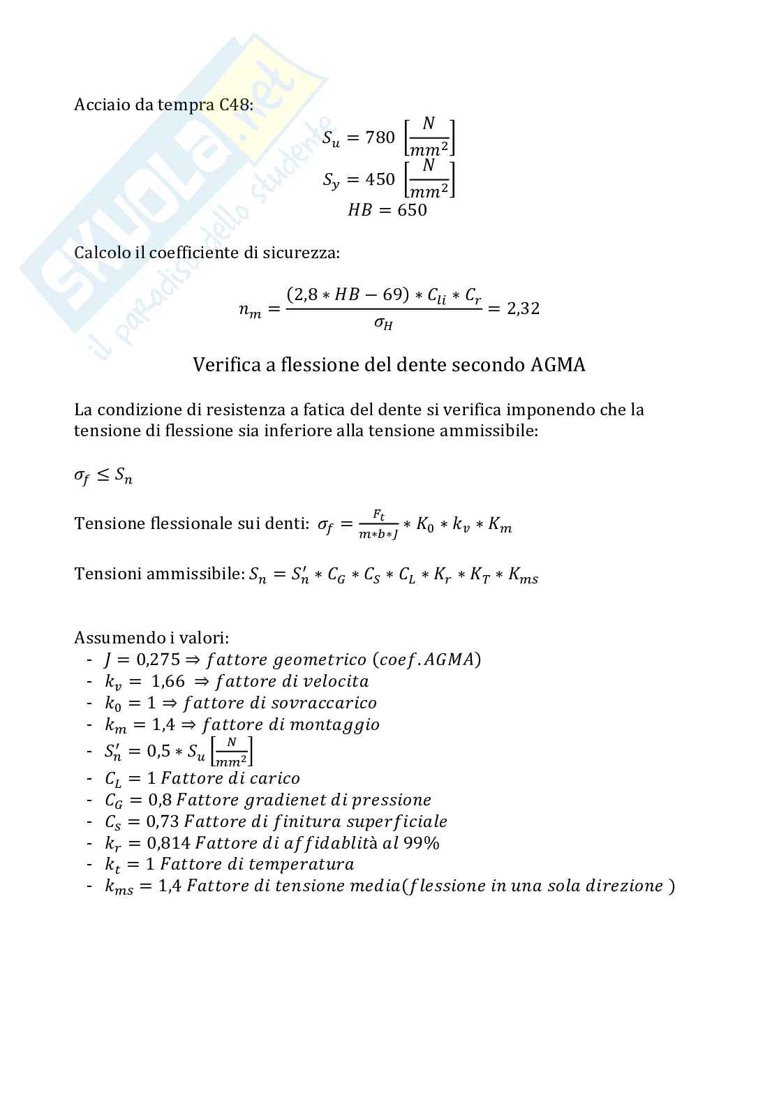 Tavola del riduttore Pag. 6