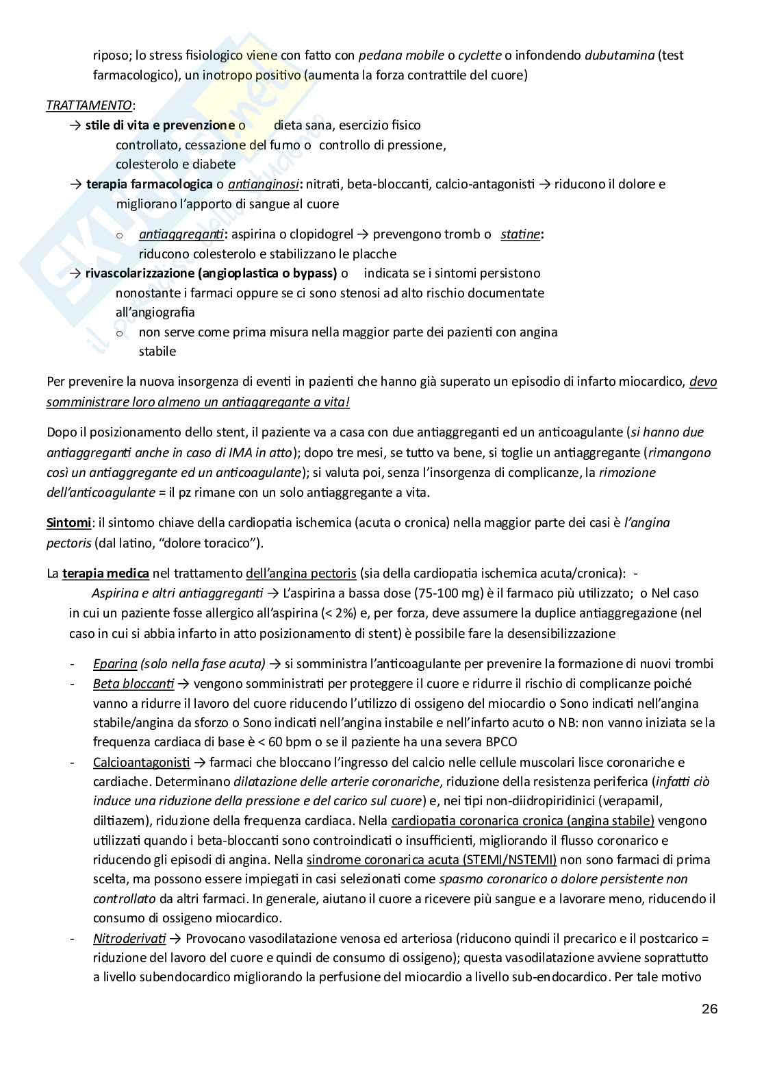 Malattie apparato cardiovascolare Pag. 26