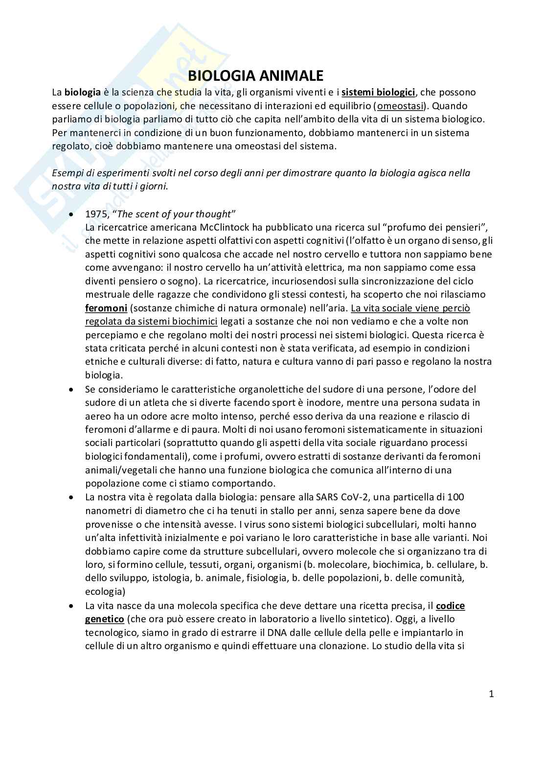 Anatomia umana  Pag. 1