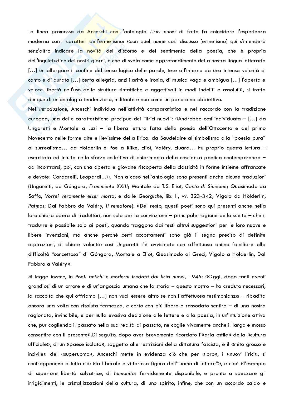 Appunti  Letteratura italiana moderna e contemporanea (Neosperimentalismo e Neoavanguardia) Pag. 16