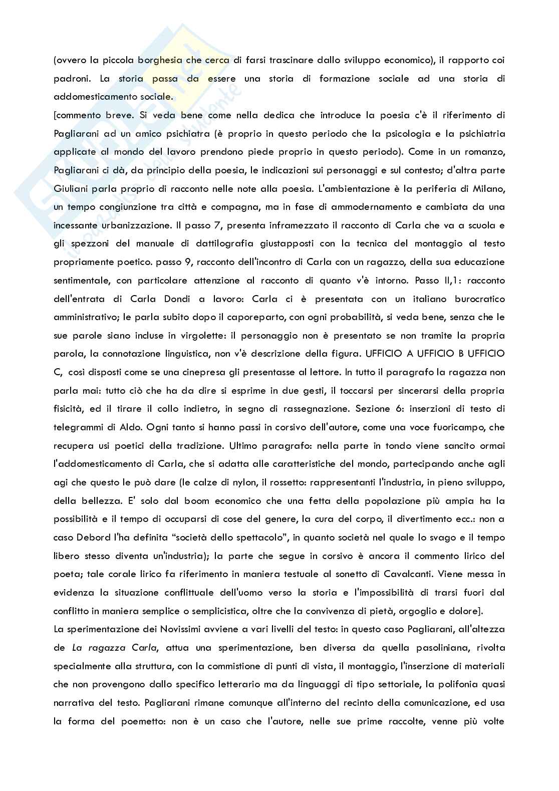 Appunti  Letteratura italiana moderna e contemporanea (Neosperimentalismo e Neoavanguardia) Pag. 51