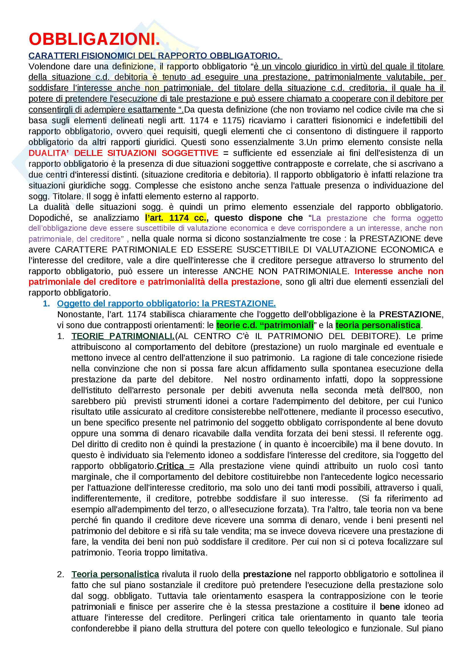 Obbligazioni Pag. 1