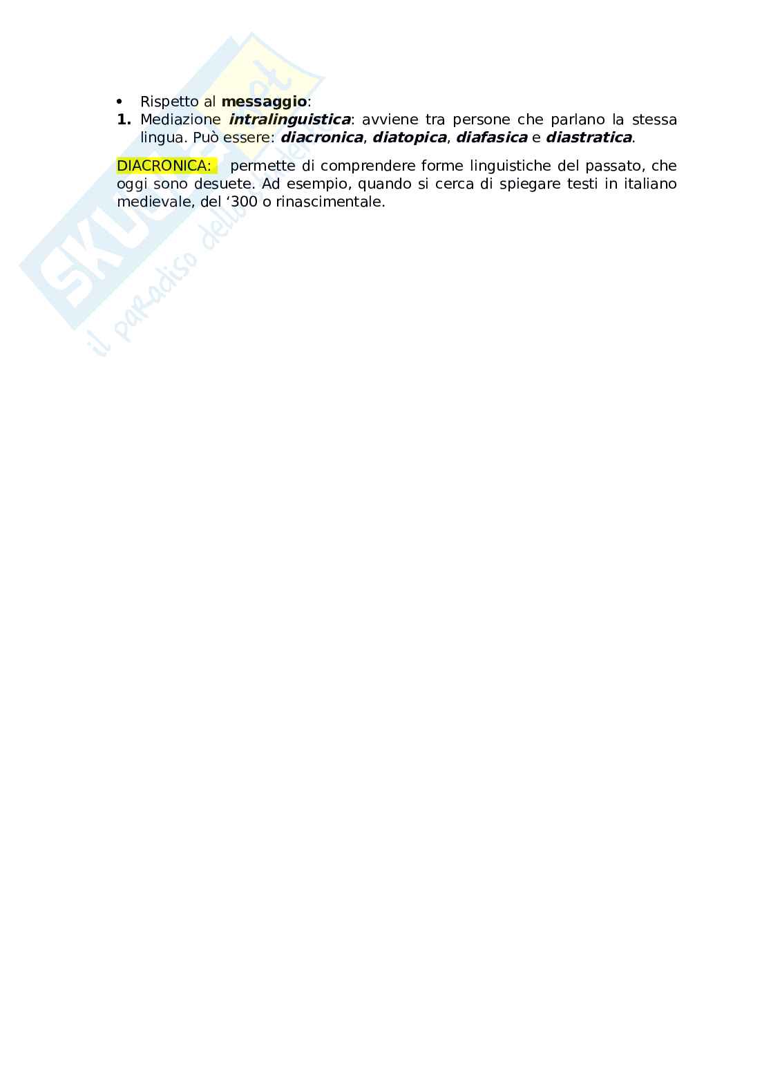 Mediazione linguistica e interculturale Pag. 2
