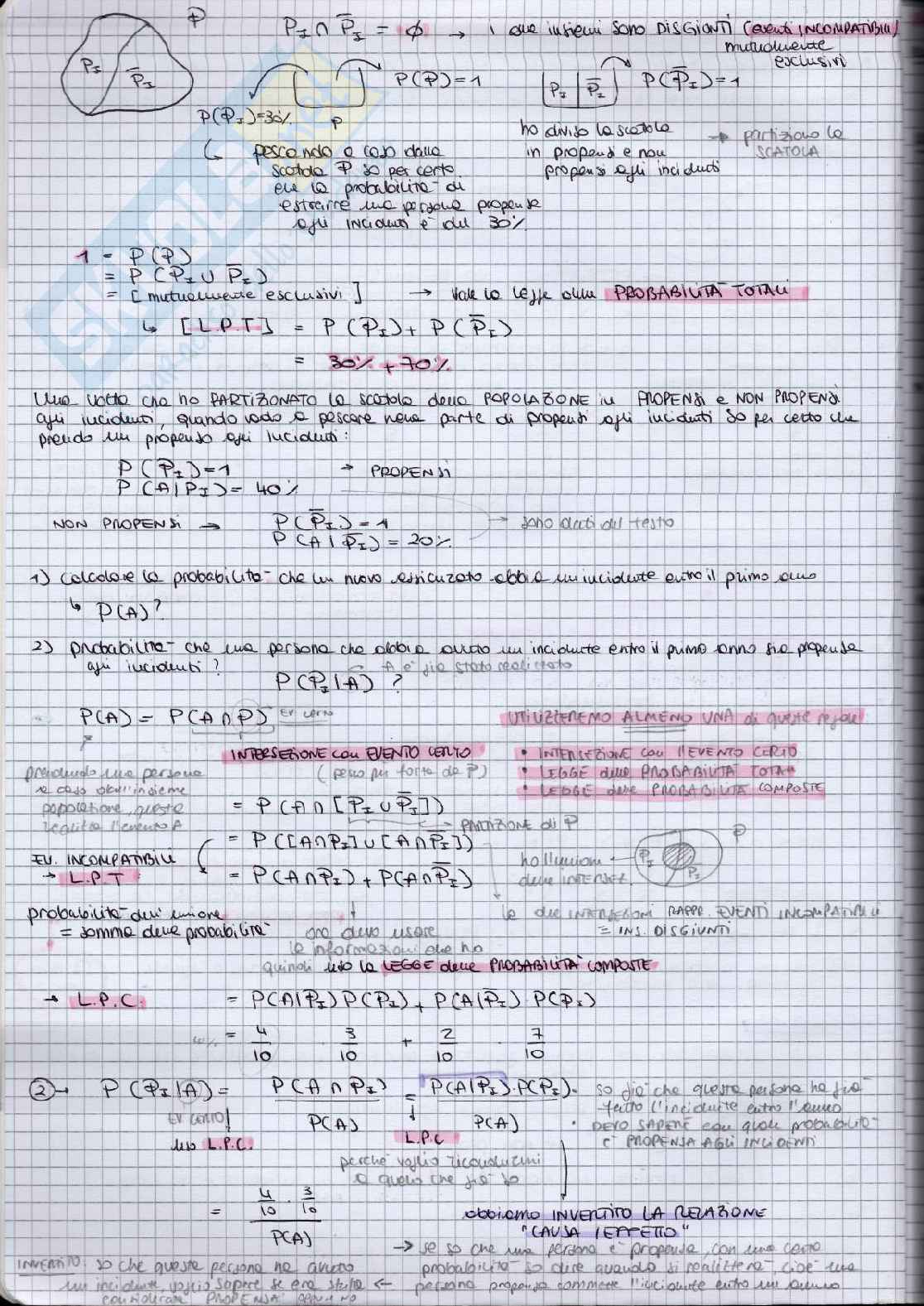 Probabilità e statistica Pag. 2