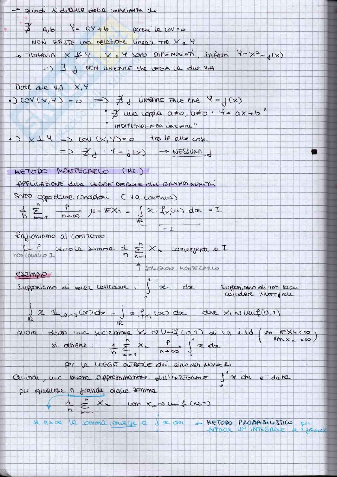 Probabilità e statistica Pag. 76