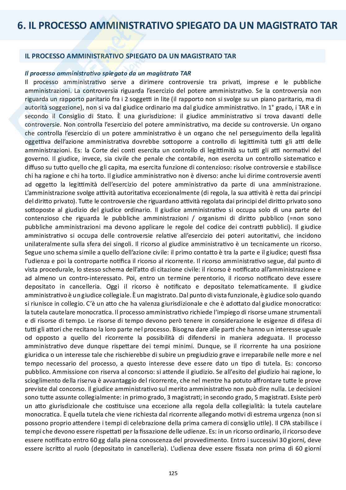 Diritto processuale amministrativo (il processo amministrativo spiegato da un magistrato TAR e i ricorsi)  Pag. 2