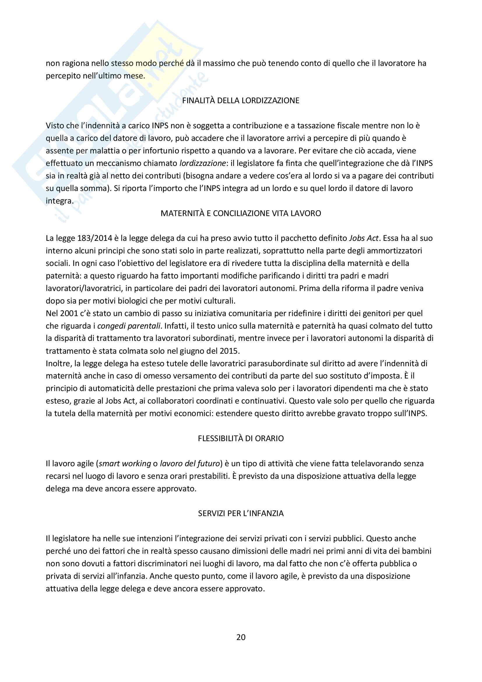 Appunti delle lezioni di Diritto della Previdenza Sociale della Prof.ssa Barbara Maiani, Anno Accademico 2015/2016 Pag. 21