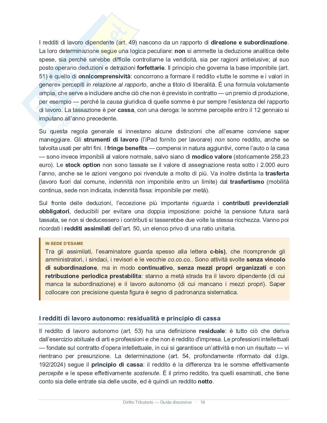Guida per ripetere Pag. 16