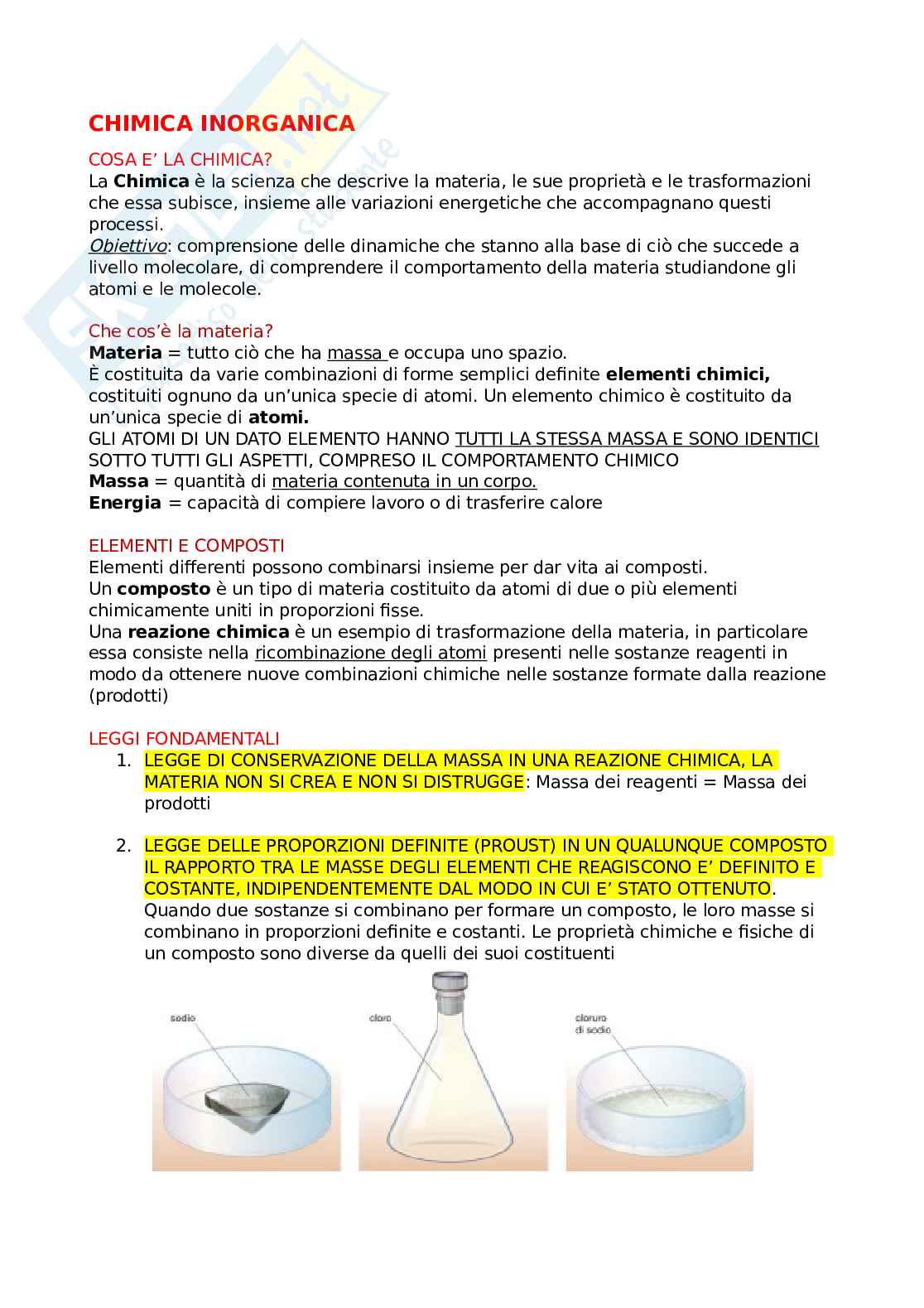 Appunti Chimica organica Pag. 1