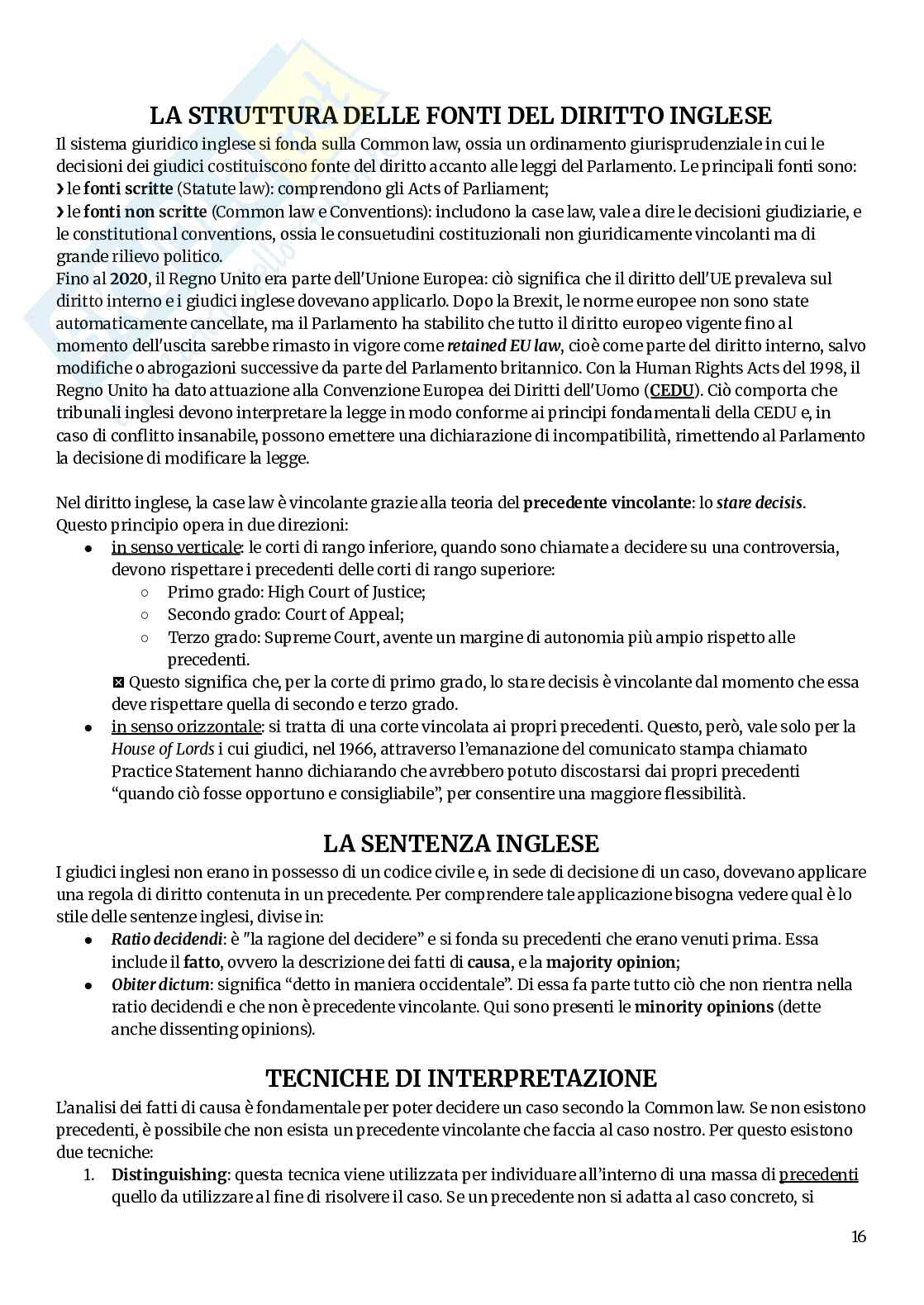 Appunti di Diritto privato comparato Pag. 16