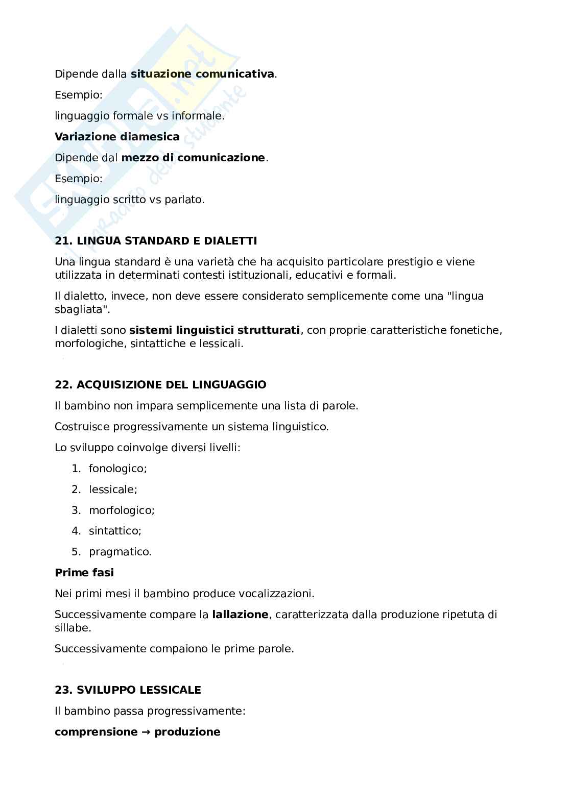 Riassunto esame Istituzioni di linguistica italiana, Prof. D'argenio Elisa, libro consigliato Linguistica per le professioni sanitarie, esclusi il §2.4 e il §4 del capitolo IV – Fonologia, D'Argenio Pag. 11