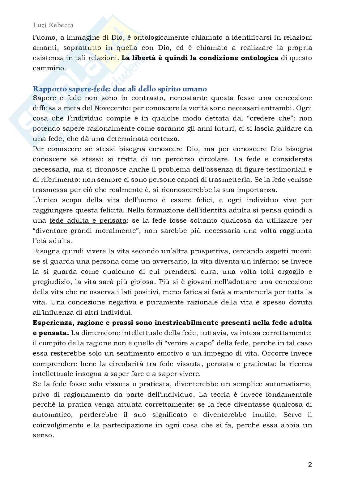 Teologia I, AA 25/26 Pag. 2