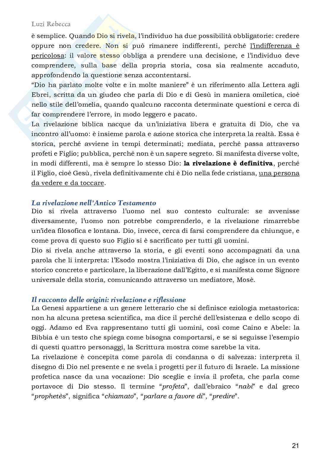 Teologia I, AA 25/26 Pag. 21