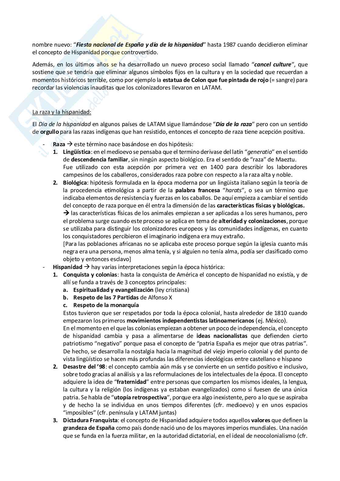 Appunti di Cultura spagnola II (a.a. 22-23) Pag. 11