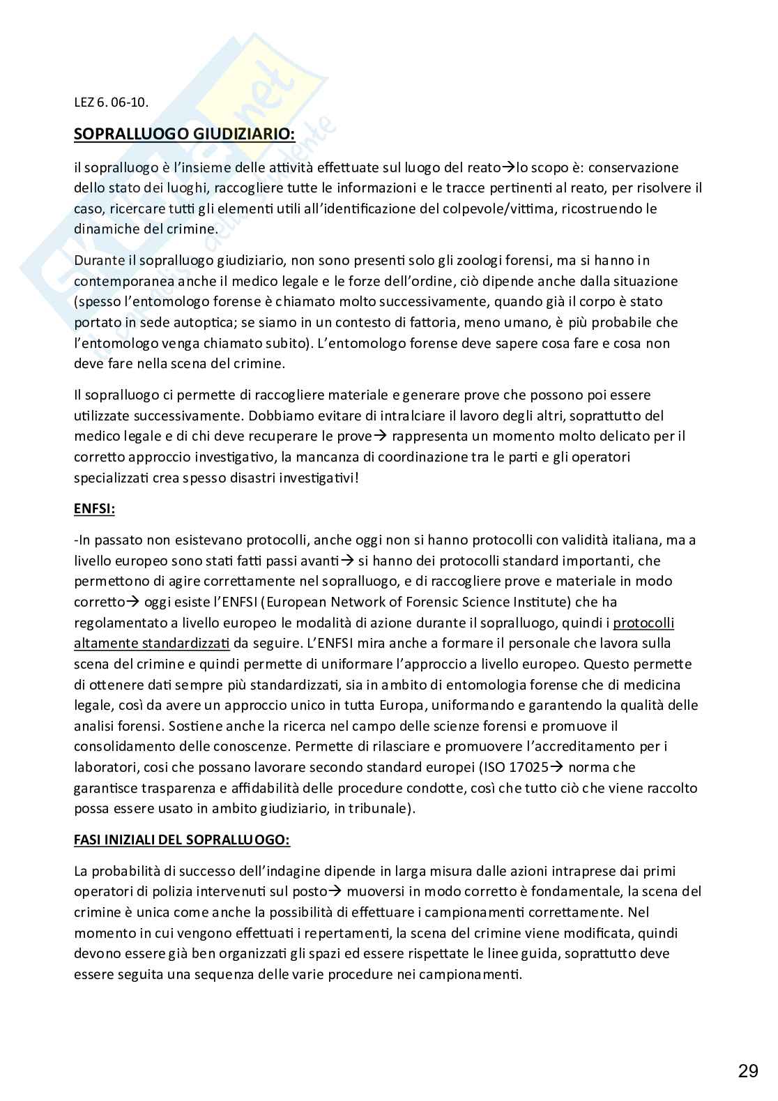 Zoologia applicata alle scienze forensi, completo Pag. 31