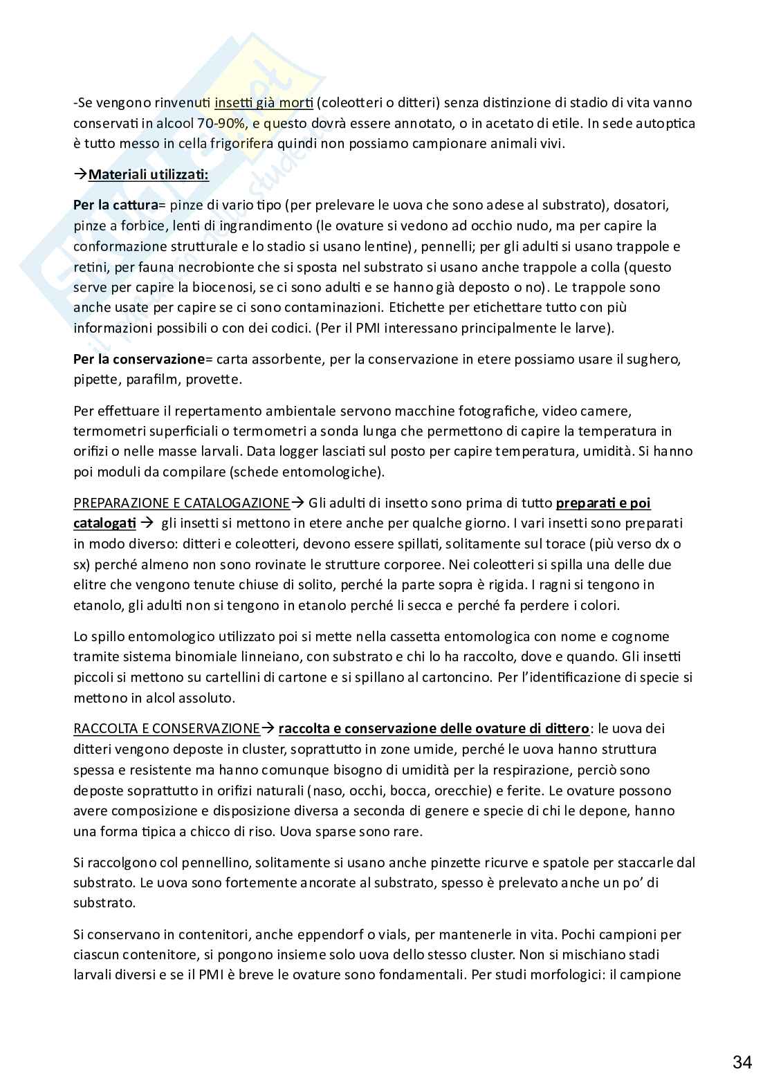 Zoologia applicata alle scienze forensi, completo Pag. 36