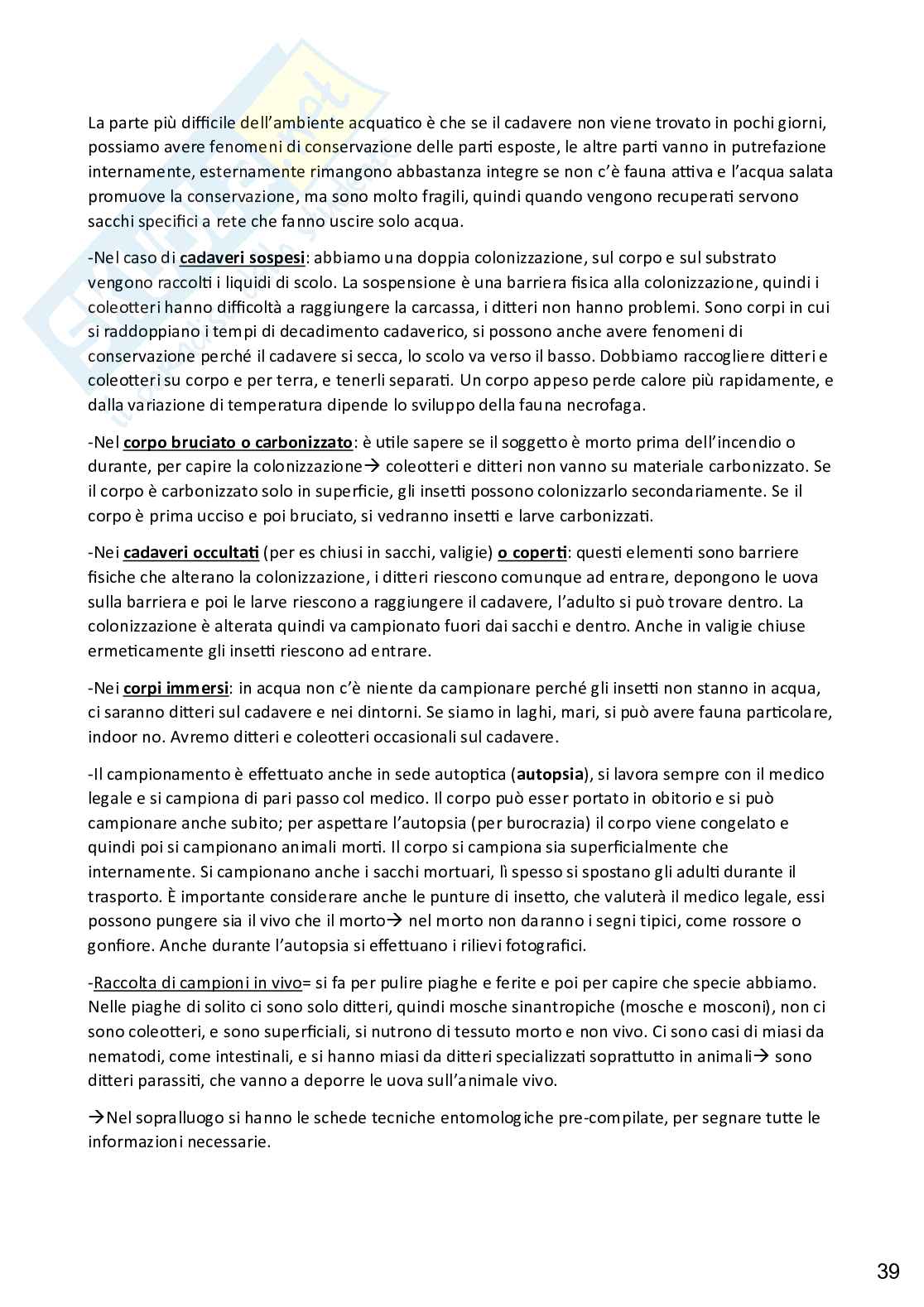 Zoologia applicata alle scienze forensi, completo Pag. 41