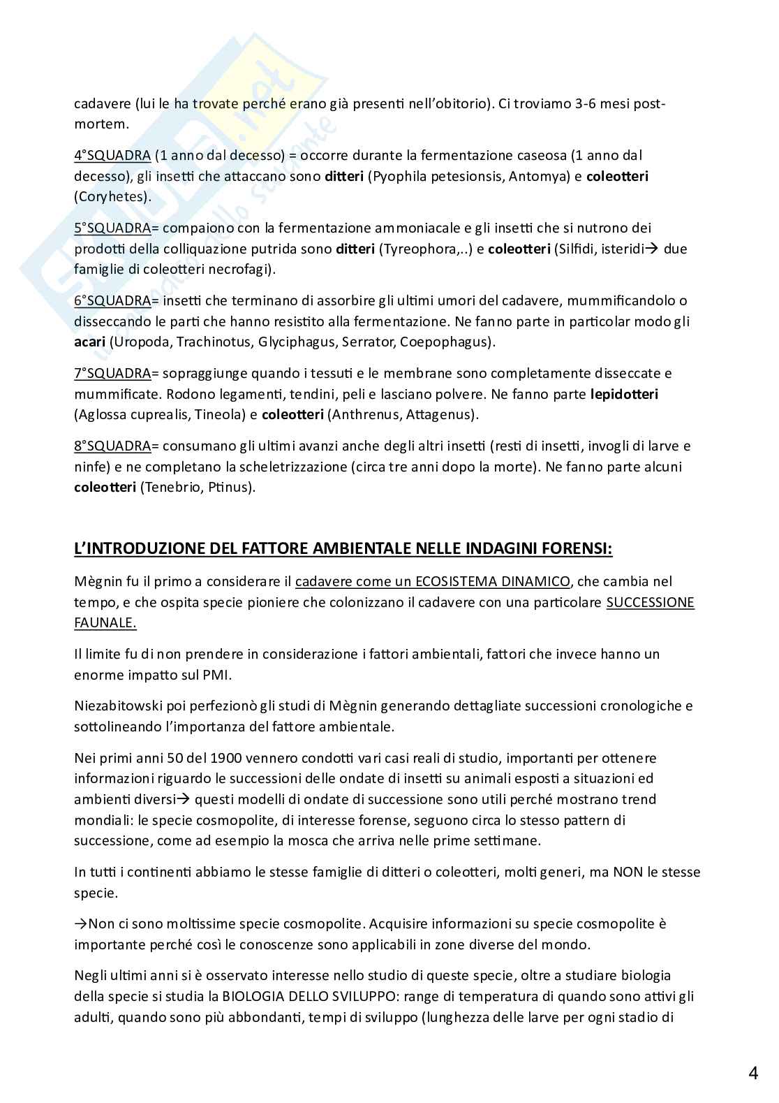 Zoologia applicata alle scienze forensi, completo Pag. 6