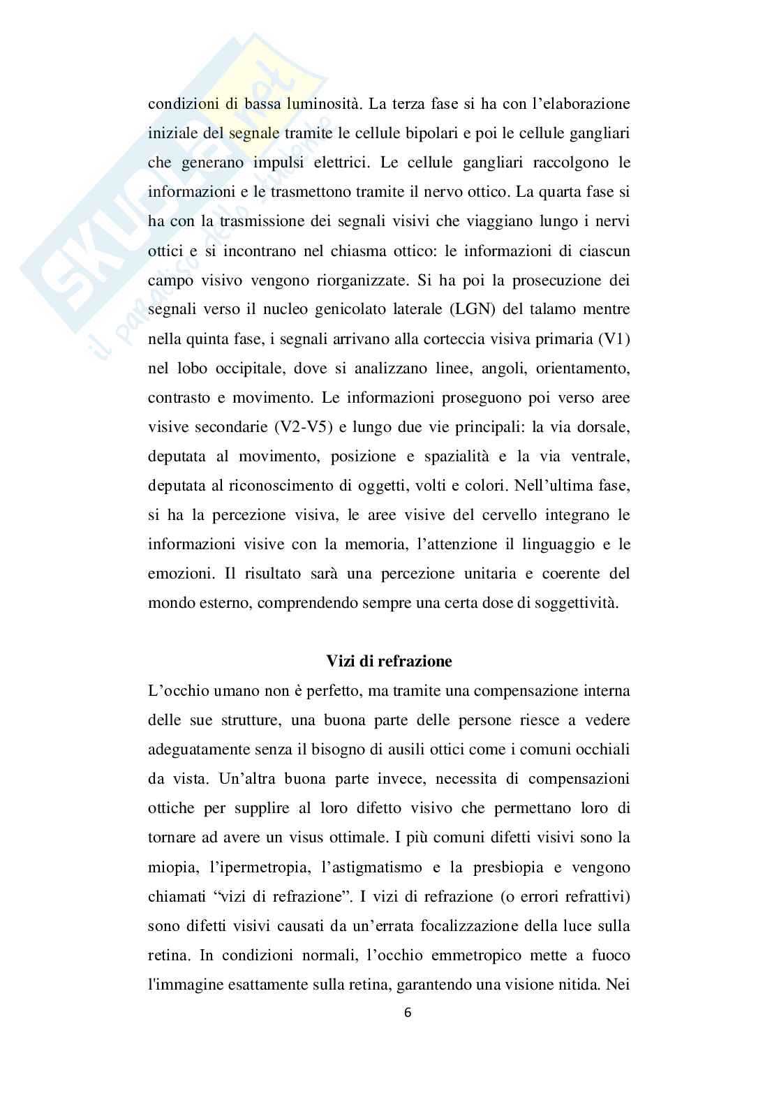 Disabilità visiva nelle scuole e interventi Pag. 6