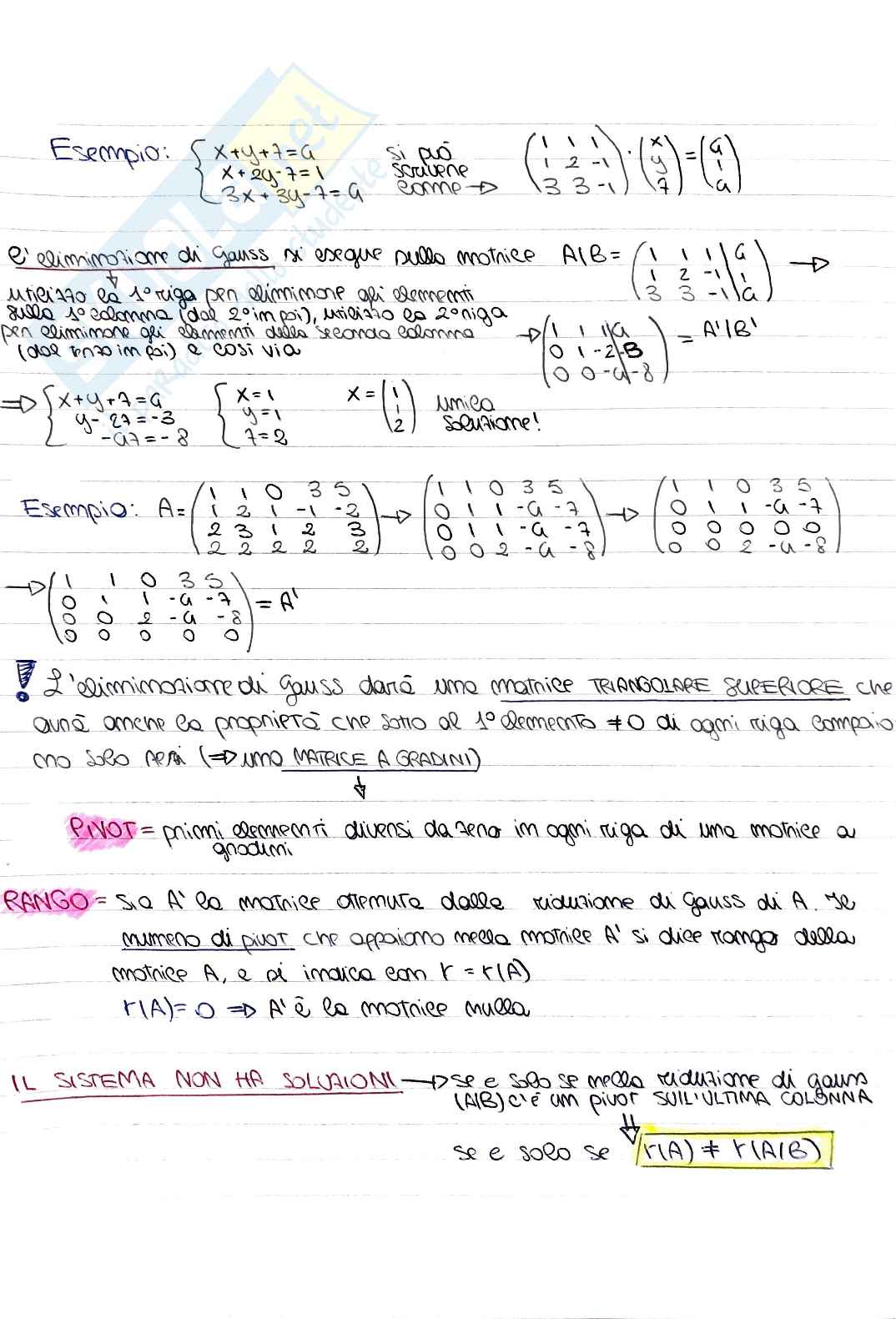 Teoria e esercizi di Algebra e Geometria Pag. 11