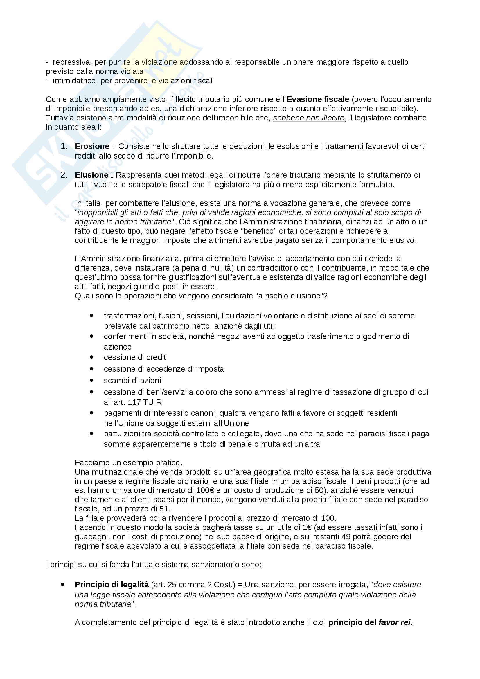 Appunti Diritto tributario d'impresa, prof. Giorgi Pag. 36