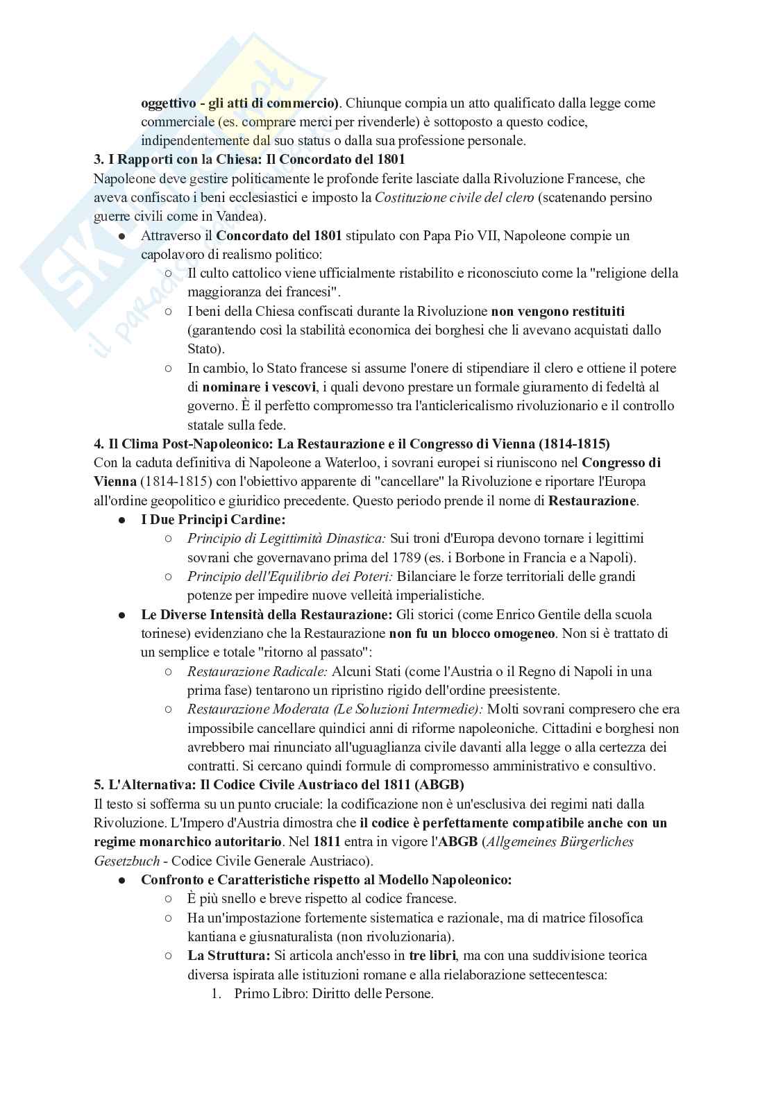Storia del diritto europeo Pag. 26