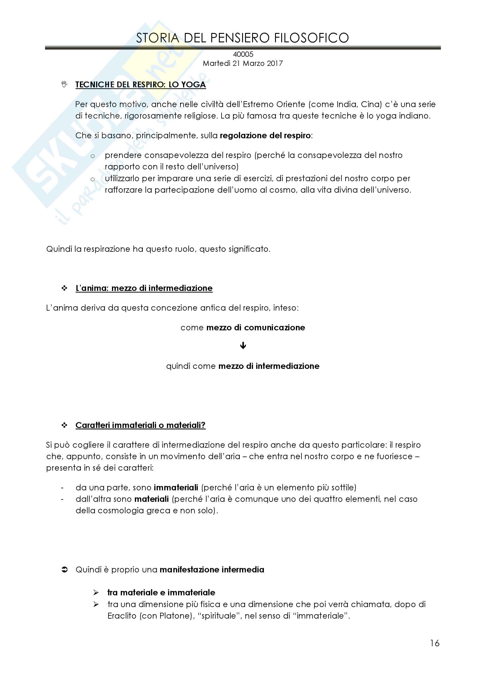 Storia del pensiero filosofico: il pensiero di Eraclito e i suoi frammenti, pt. 1 Pag. 16