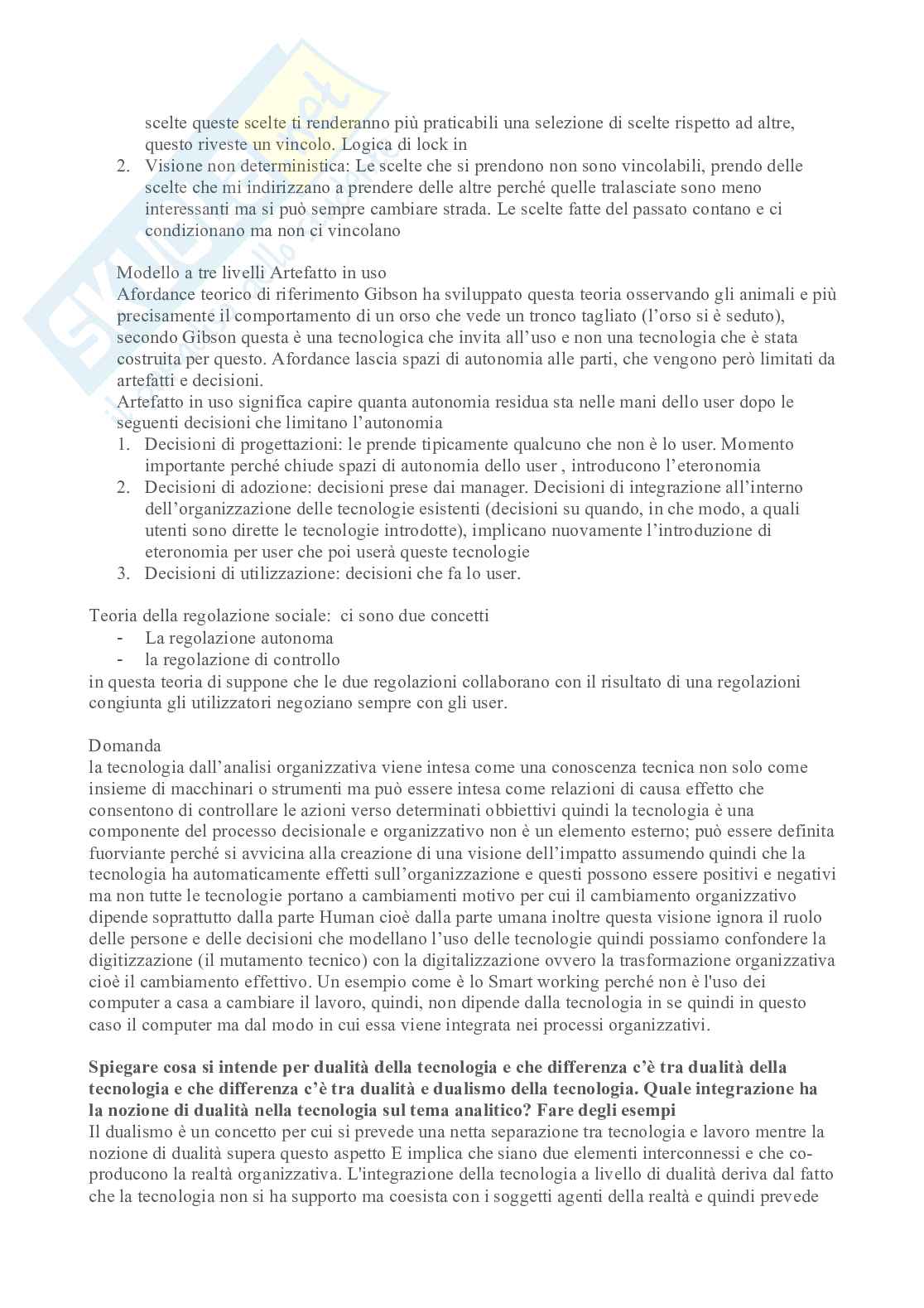 Appunti per parziale Cambiamento organizzativo per la trasformazione digitale Pag. 11