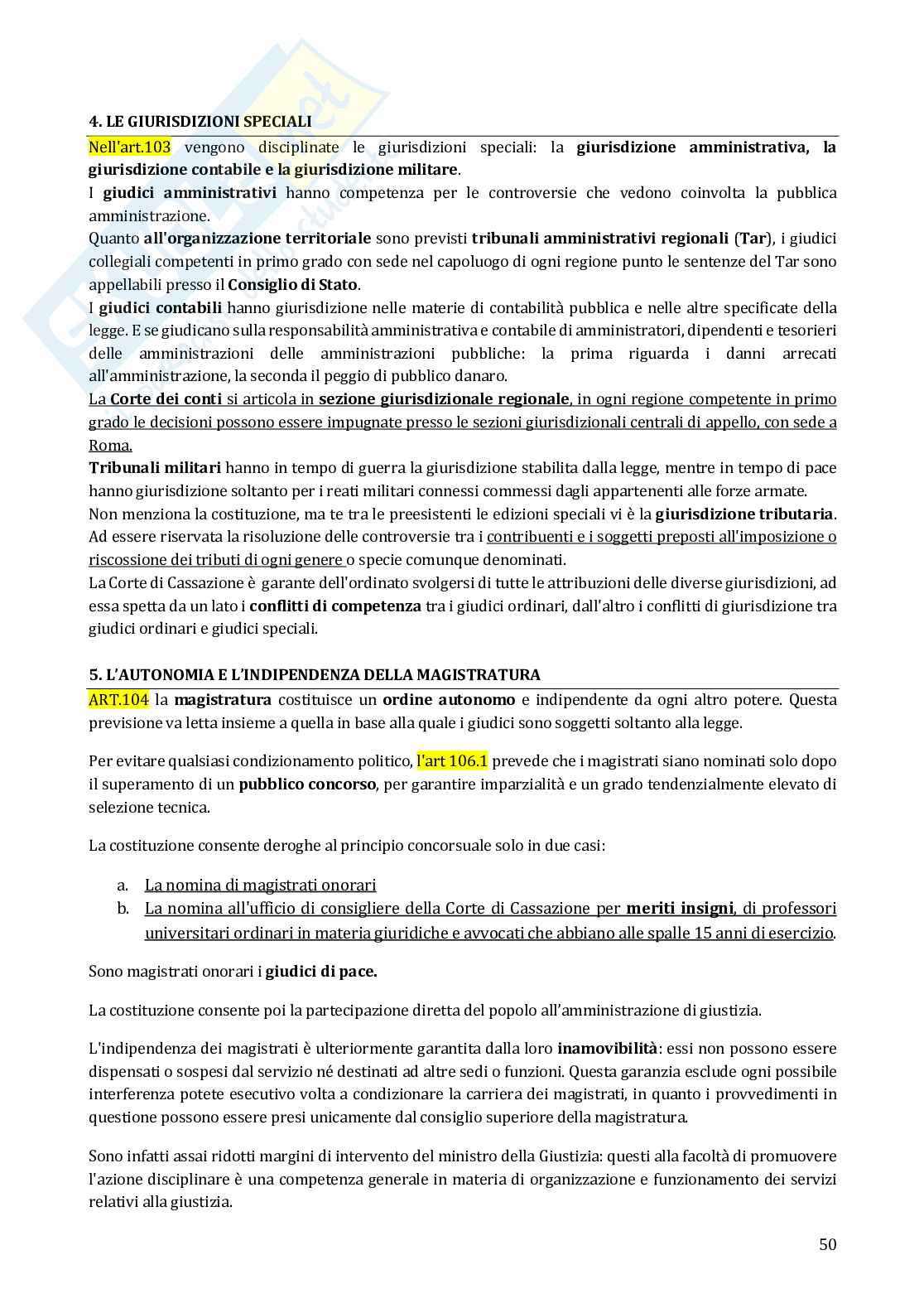 Riassunto esame Diritto pubblico comparato, Prof. Meloni Guido, libro consigliato Corso di diritto pubblico, Barbera- Fusaro Pag. 51