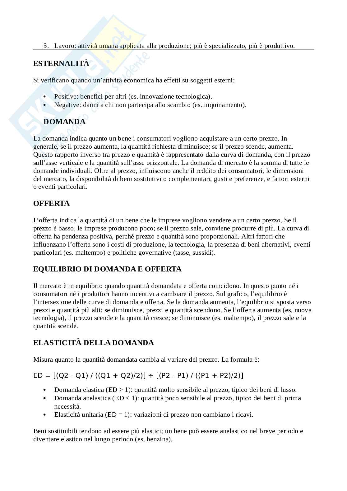 Appunti di Economia politica Pag. 2