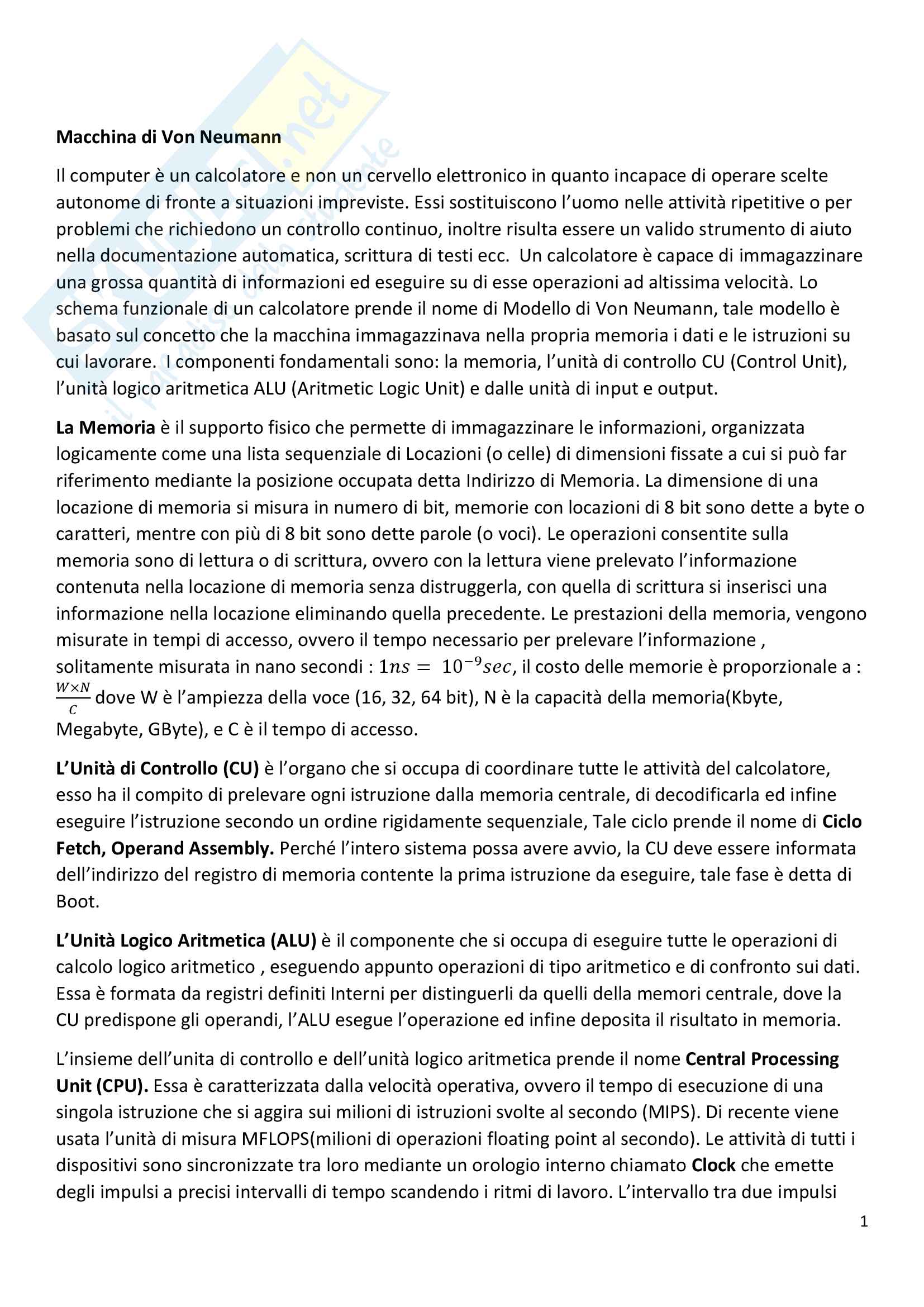 Fondamenti Di Informatica Pag. 2