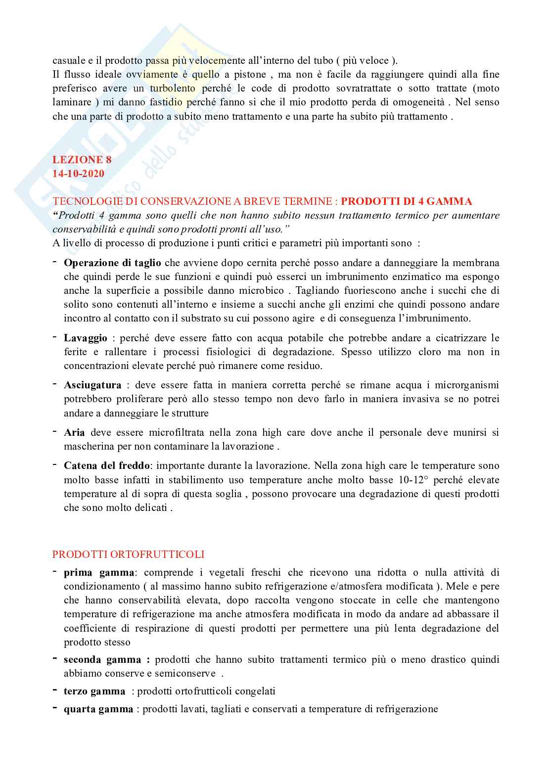 Processi tecnologia alimentare e packaging: secondo parziale Pag. 36