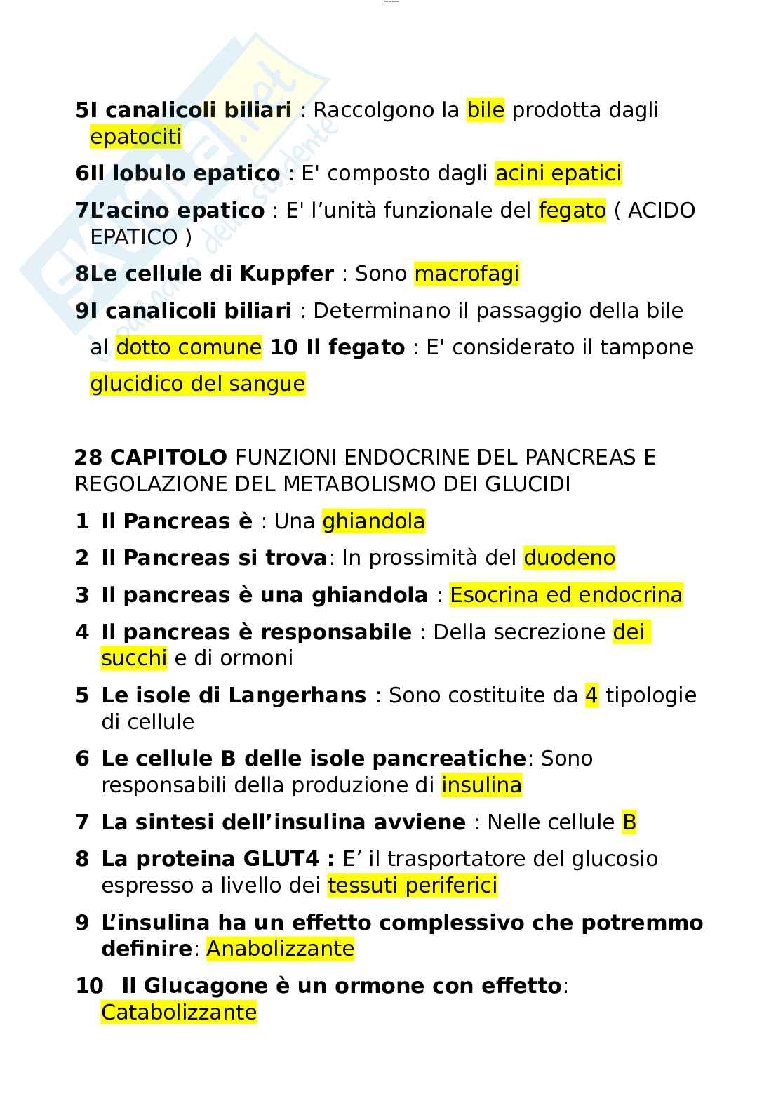 Paniere esame Fisiologia applicata allo sport  Pag. 31