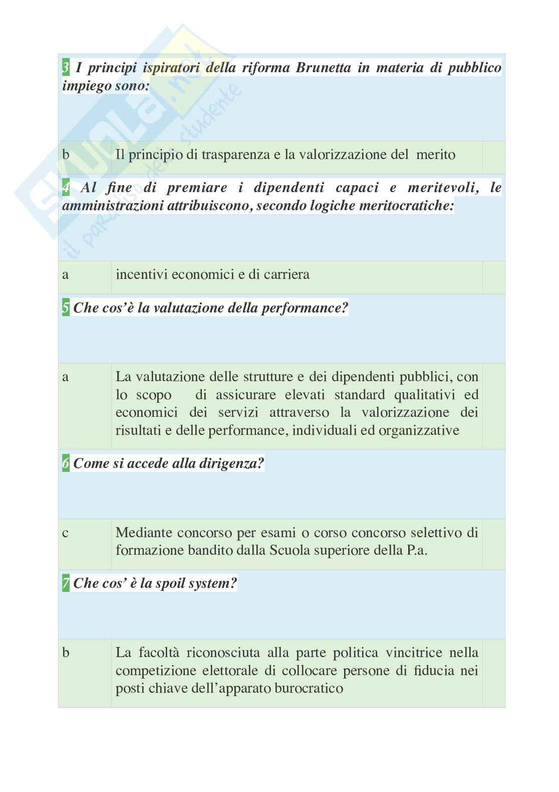 Tutte le 630 domande e risposte esame di Diritto amministrativo - 132 Pagine - Aggiornate a Novembre 2022 Pag. 61