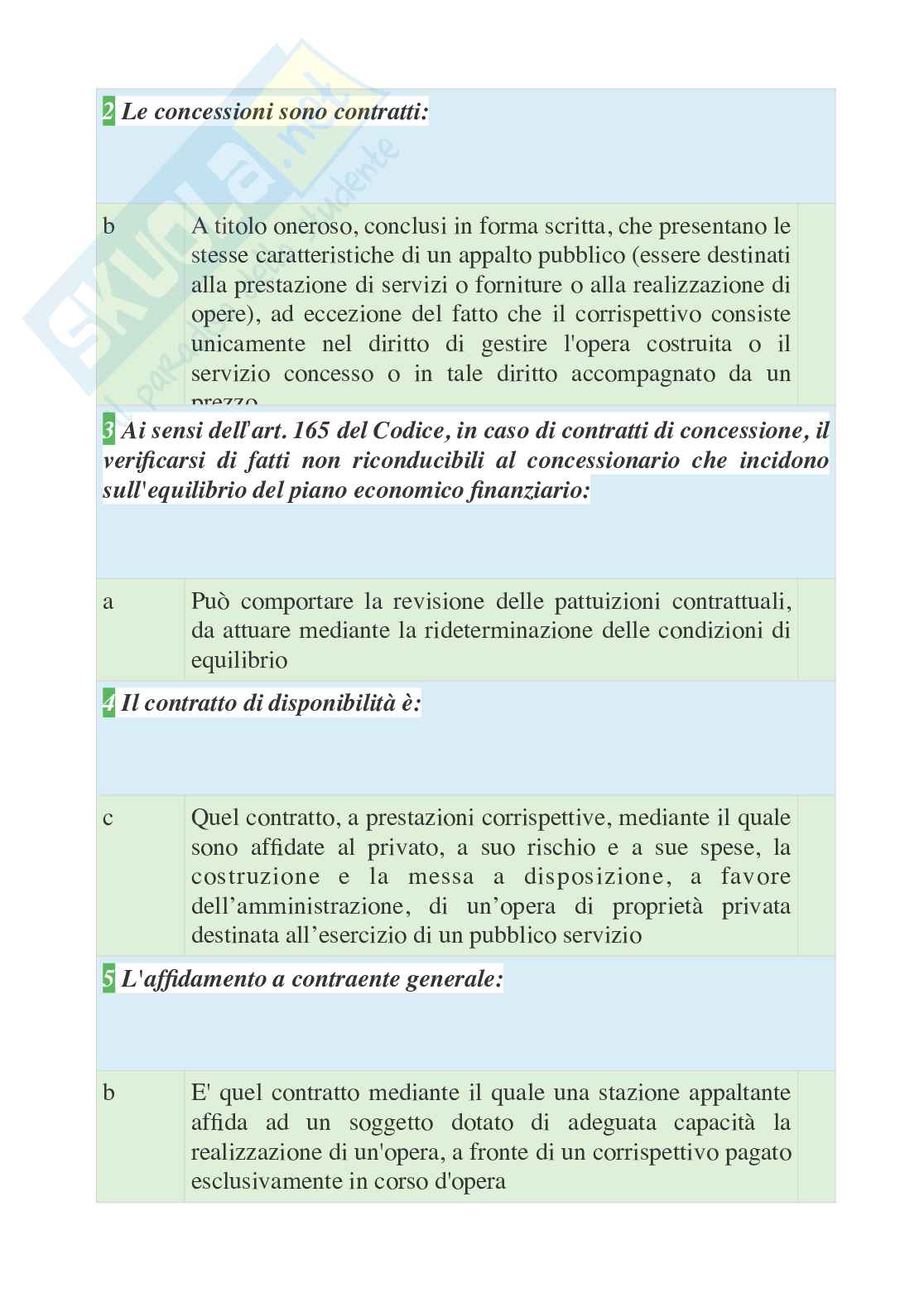 Tutte le 630 domande e risposte esame di Diritto amministrativo - 132 Pagine - Aggiornate a Novembre 2022 Pag. 76