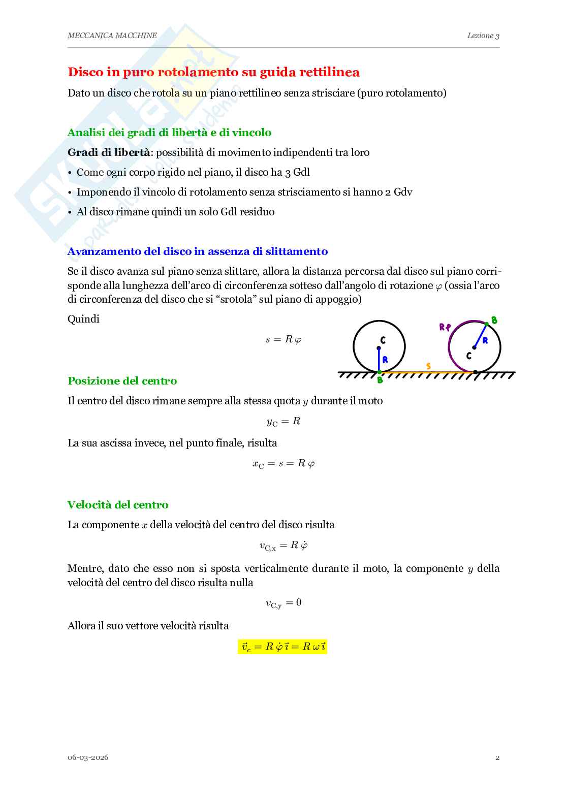 Appunti completi lezioni di Meccanica applicata alle macchine - Parte 1 Pag. 21