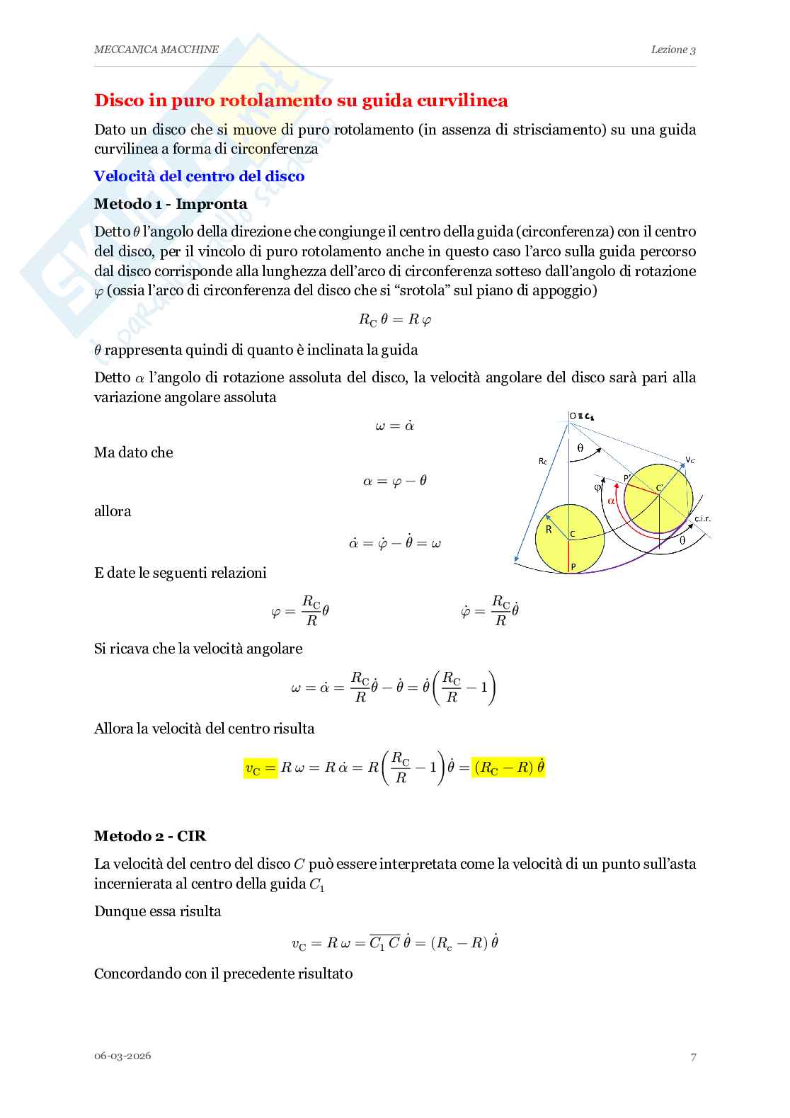Appunti completi lezioni di Meccanica applicata alle macchine - Parte 1 Pag. 26