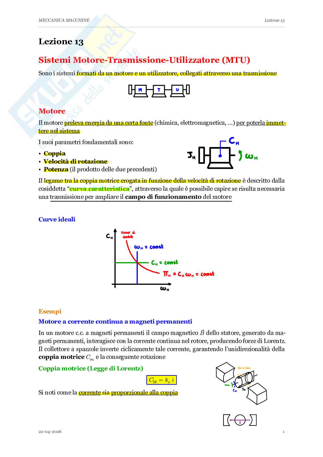 Appunti completi lezioni di Meccanica applicata alle macchine - Parte 1 Pag. 71