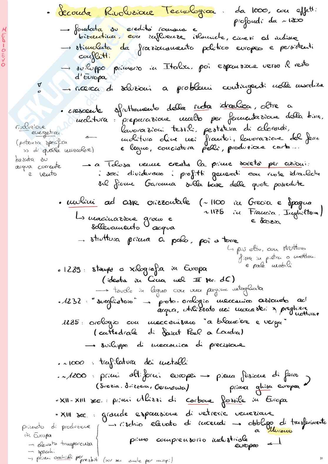 Riassunto esame Storia della tecnologia, Prof. Guarnieri Massimo, libro consigliato Da Habilis a Jobs: due milioni di anni con la tecnologia, Guarnieri Pag. 31