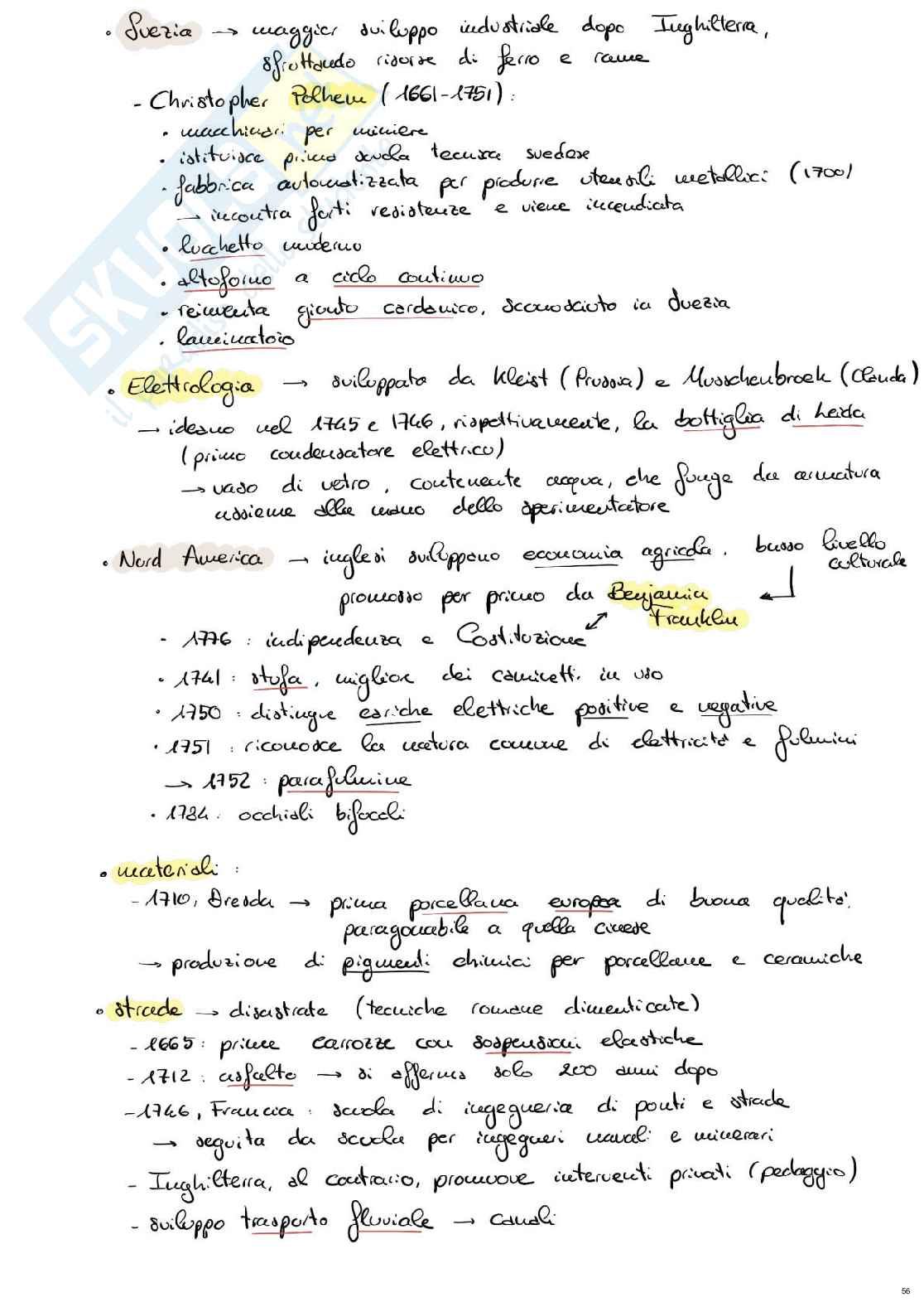 Riassunto esame Storia della tecnologia, Prof. Guarnieri Massimo, libro consigliato Da Habilis a Jobs: due milioni di anni con la tecnologia, Guarnieri Pag. 56