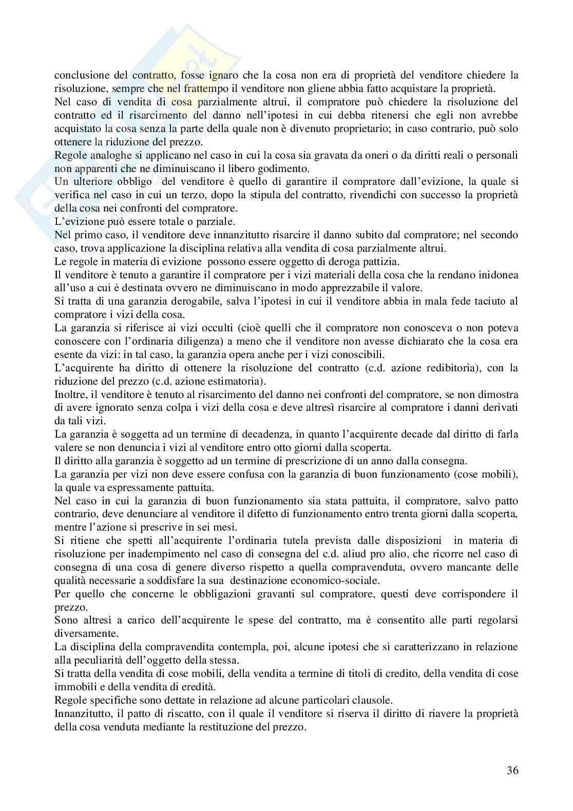 Riassunto esame Diritto privato, Prof. Fusar Poli Elisabetta, libro consigliato Manuale di diritto privato, Torrente Pag. 36