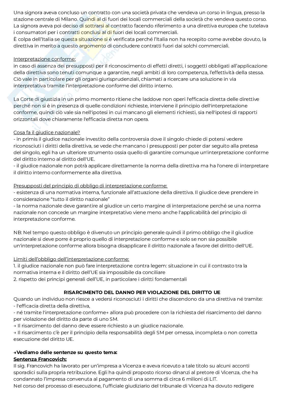 Fondamenti di Diritto dell'Unione Europea  Pag. 21