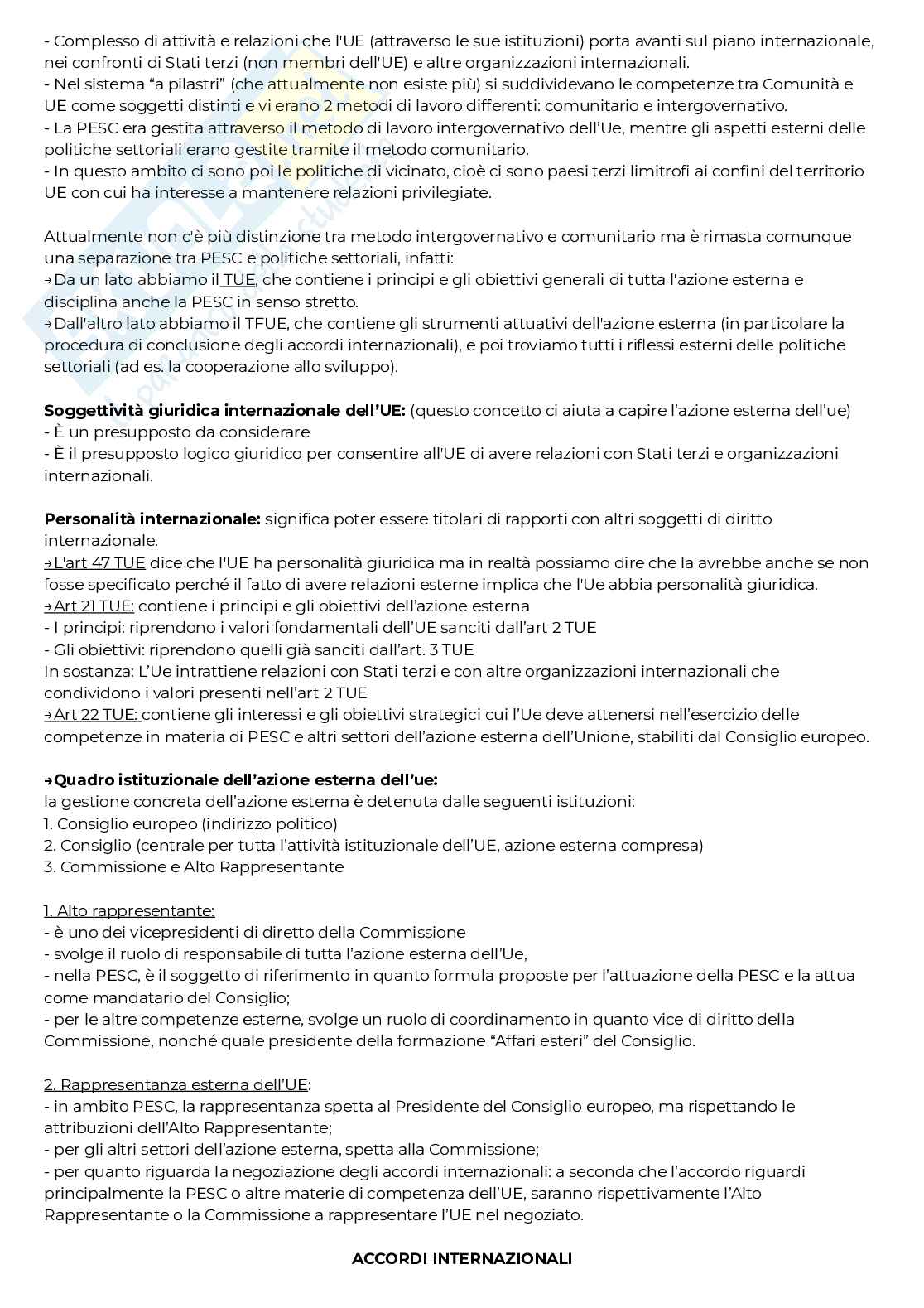 Fondamenti di Diritto dell'Unione Europea  Pag. 31